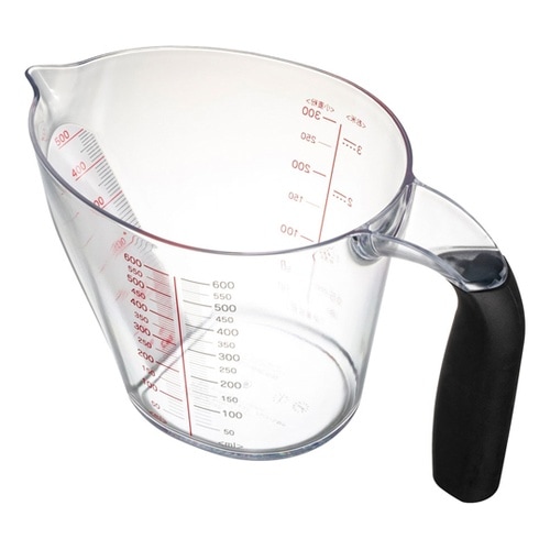 上から測れる洗いやすい計量カップ(600