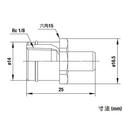 マルチカプラMAM型(プラグ)BRASS
