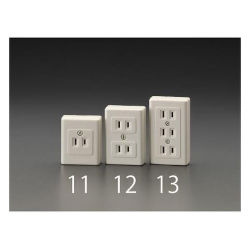 AC125V/15A 薄角形コンセント(