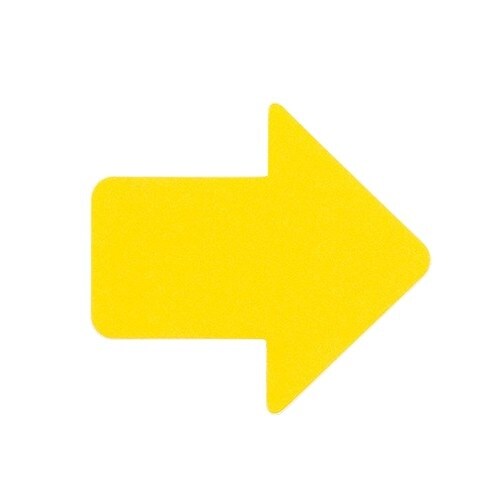 EA944DJ−22 矢印型ステッカー(黄/10枚