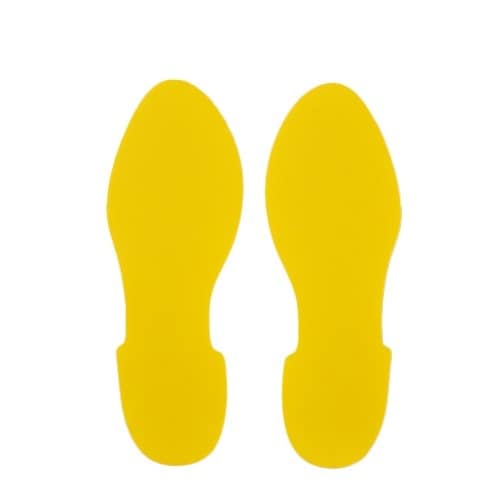 EA944DJ−32 足型ステッカー(黄/2枚)