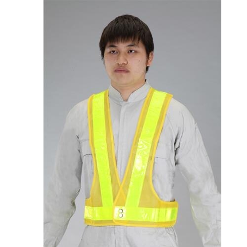 EA983R−128 安全ベスト(蓄光・黄/黄)