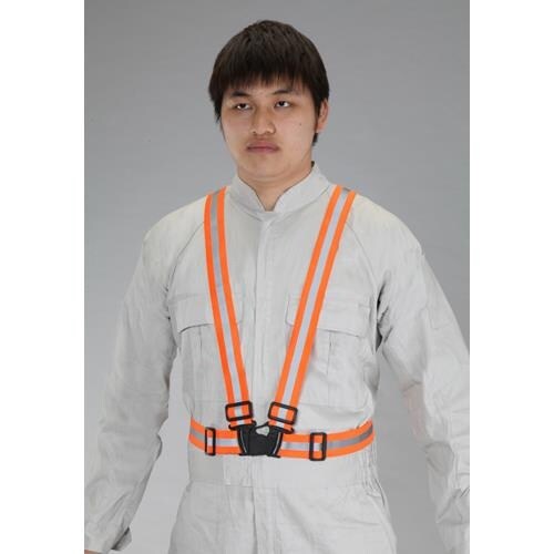 EA983R−177 安全ベスト(縁無し/オレンジ