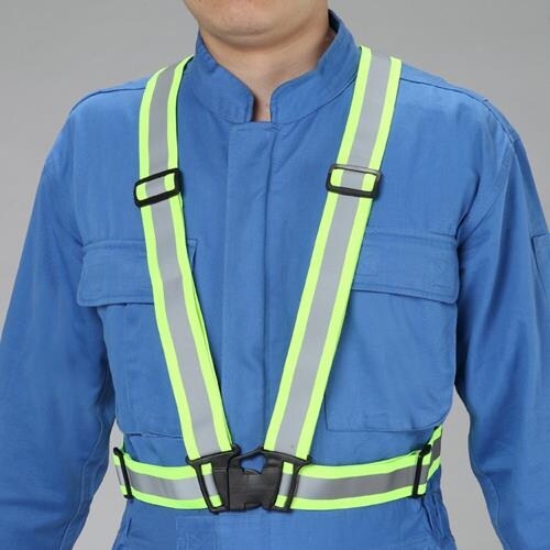 EA983R−17A 安全ベスト(縁無し/蛍光イエ