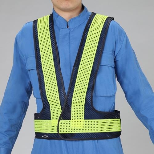 EA983R−503 安全ベスト(紺/黄・軽量タイ