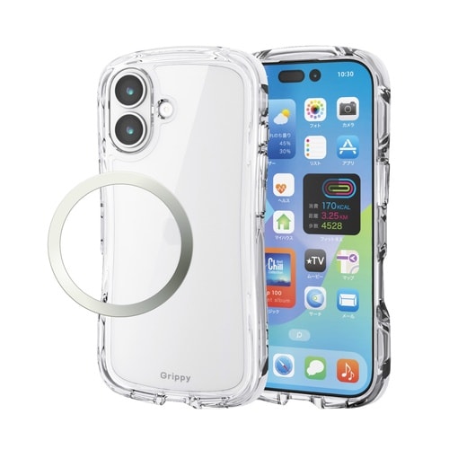 iPhone17 ケース Grippy クリア
