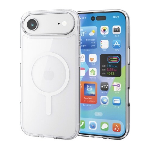 iPhone Air ケース 磁力装着 ホワイト