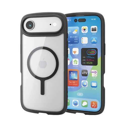 iPhone Air 耐衝撃ケース 磁力 黒