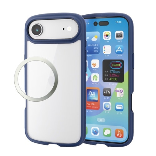 iPhone Air 耐衝撃ケース ネイビー