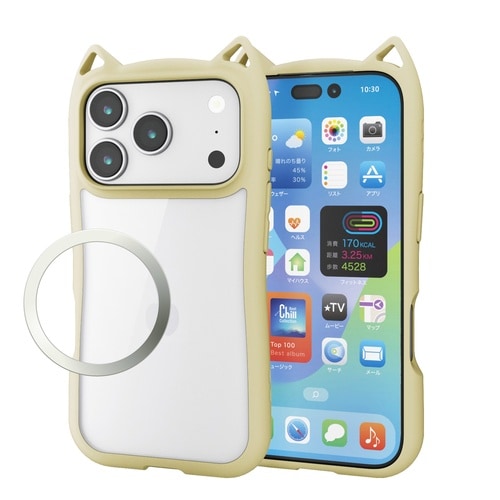 iPhone17Pro ケース 猫耳 キナコ