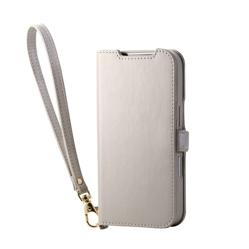 iPhone17Pro 手帳型ケース グレージュ