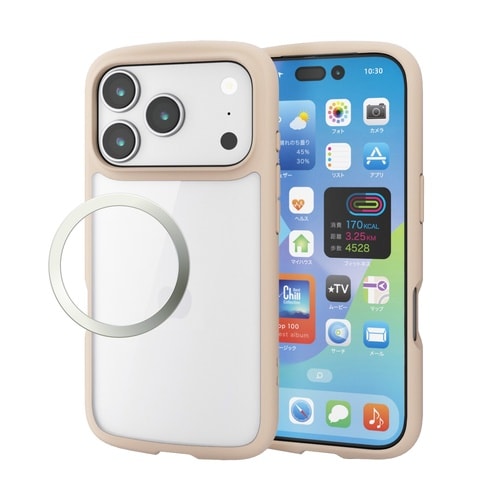 iPhone17Pro 耐衝撃ケース ベージュ