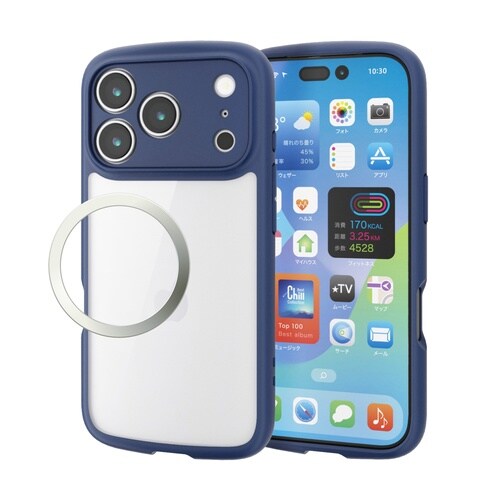 iPhone17Pro 耐衝撃ケース 極限 青