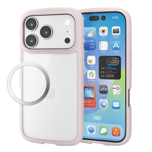 iPhone17Pro 耐衝撃ケース ピンク