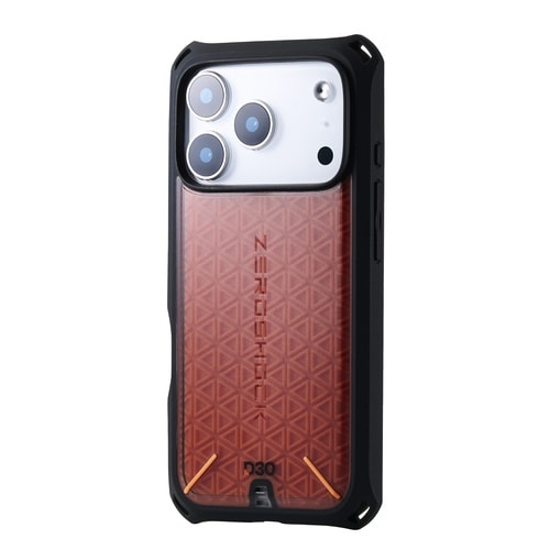 iPhone17ProケースZEROSHOCK 黒