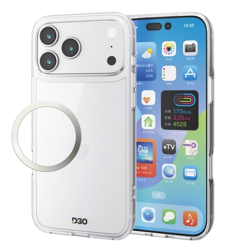 iPhone17ProMaxケース D3O クリア