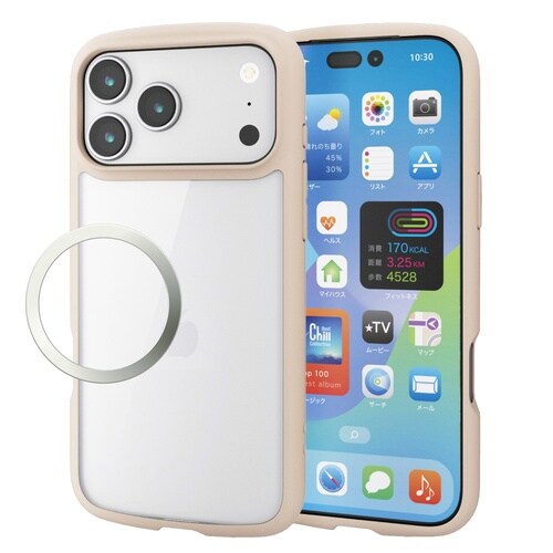 iPhone17ProMax耐衝撃ケース ベージュ