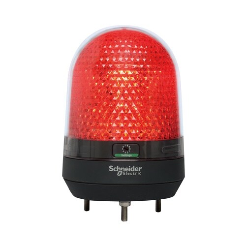 小型LED表示灯Φ100ブザー無 赤