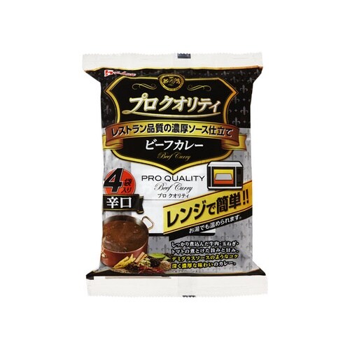 プロクオリティ ビーフカレー 辛口 x6個