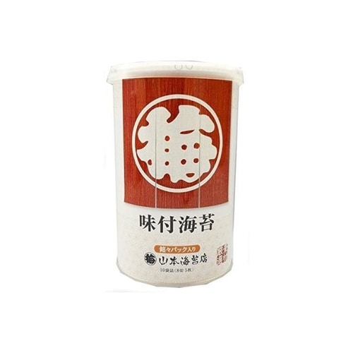 卓上銘々味付海苔8切5枚 缶 10袋 x6個