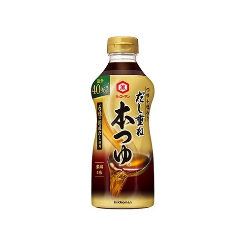 だし重ね本つゆ塩分40%C 500m x12個