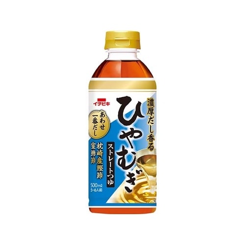 ストレート ひやむぎつゆ 500ml x12個
