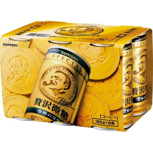 ボス 贅沢微糖 6缶パック x5個