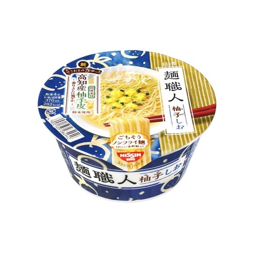 麺職人 柚子しお カップ 76g x12個