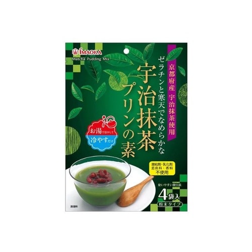 ゼラチンと寒天で宇治抹茶プリンの素 72 x12個