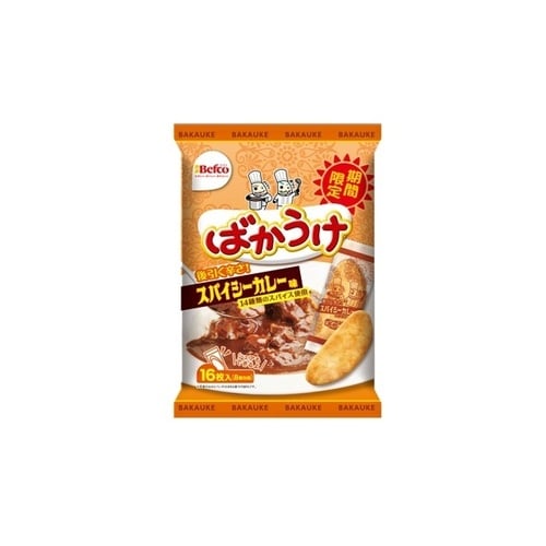 ばかうけ スパイシーカレー味 16枚 x12個