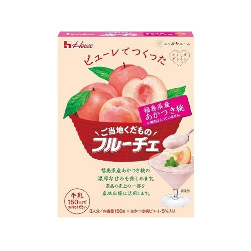 フルーチェ 福島県産あかつき桃 150g x10個