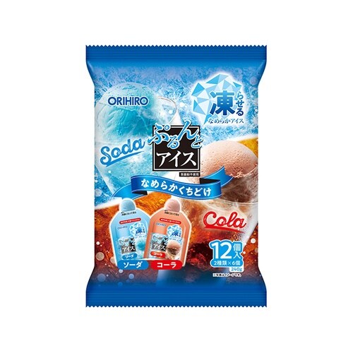 ぷるんとアイス ソーダ+コーラ 240g x12個