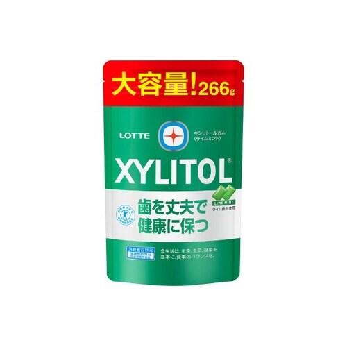 キシリトールガムライムミント大容量パック x18個