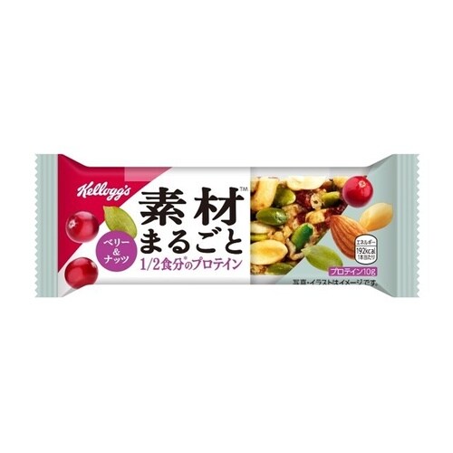 プロテインバーベリー&ナッツ 1本 x12個