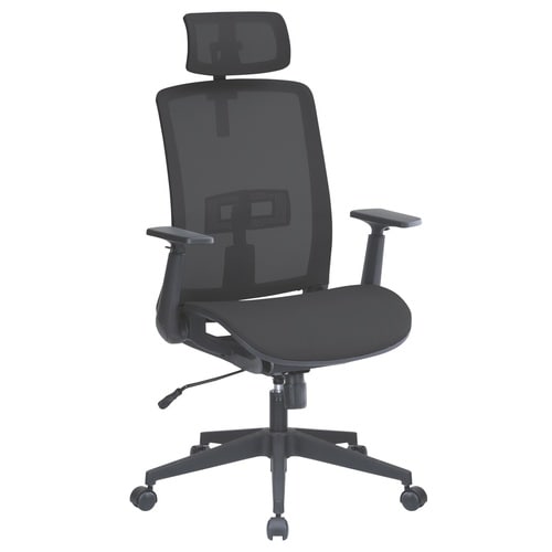 メッシュチェアFL ブラック