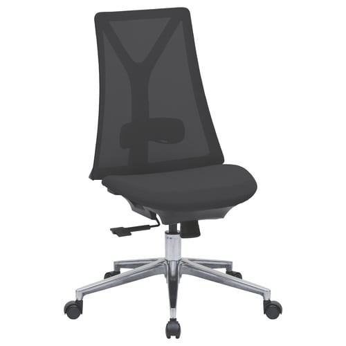 メッシュチェアNBN (肘無し) ブラック