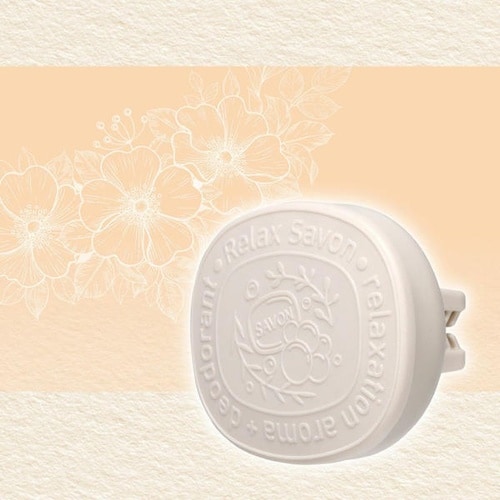 芳香剤 リラックスサボン クリップ ホワイトブーケ