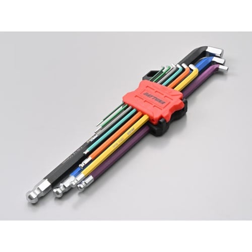 マルチカラー 六角レンチセット ショート ミリサイ