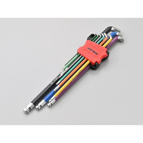 マルチカラー 六角レンチセット ショート インチサ