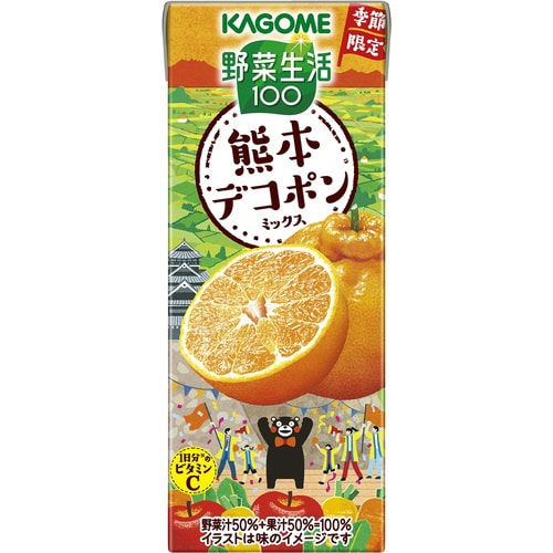 野菜生活熊本デコポンミックス195ml×24
