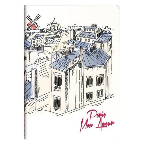 ムーランルージュ 糸綴じノート A5 横×3