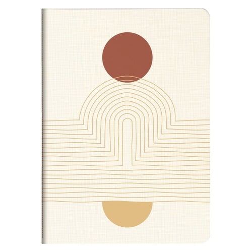 テラコッタ 糸綴じノート A5 横×3