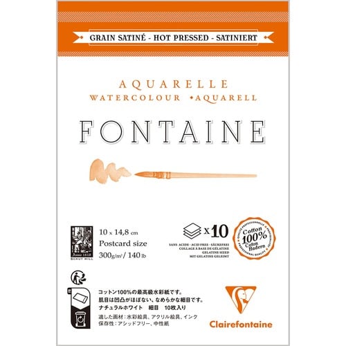 フォンテーヌ ポストカードサイズ 細目×5