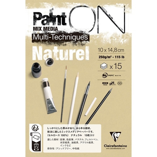 ペイントオン ポストカードサイズ ナチュ×10