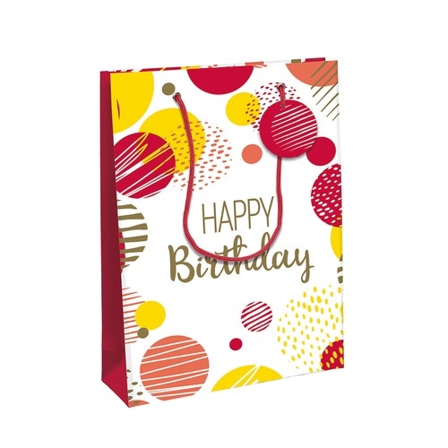 ペーパーバッグHBレッド×6