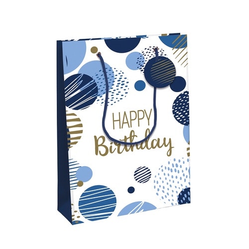 ペーパーバッグHBブルー×6