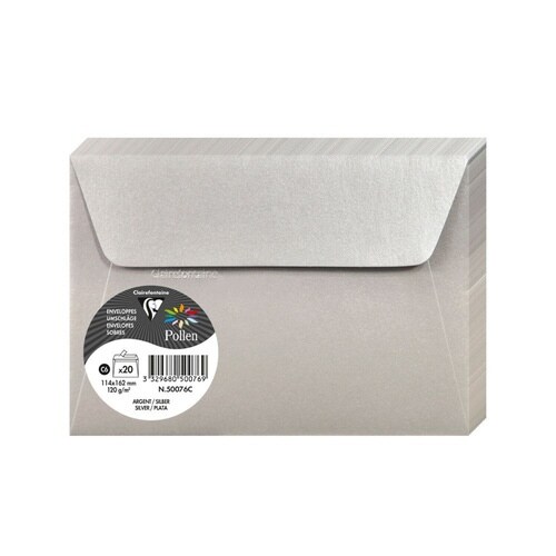 ポレン封筒 ポストカードサイズパール×5