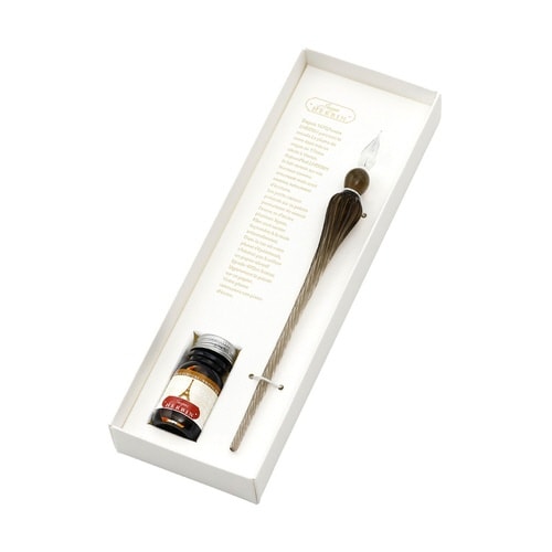 ガラスペンつむぎ&ミニインク(エッフェル×3