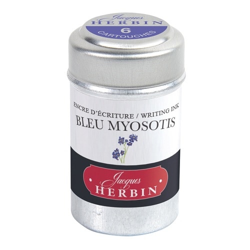 万年筆用カートリッジ 忘れな草ブル×6