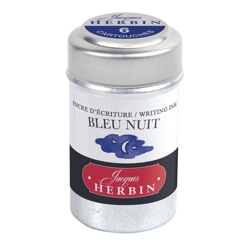 万年筆用カートリッジ ナイトブル×6